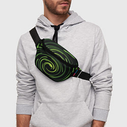 Поясная сумка Twisted greens, цвет: 3D-принт — фото 2