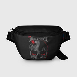 Поясная сумка Megadeth, цвет: 3D-принт