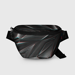 Поясная сумка GEOMETRY STRIPES GLITCH, цвет: 3D-принт