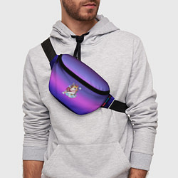 Поясная сумка Единорог, цвет: 3D-принт — фото 2