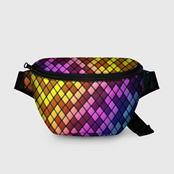 Поясная сумка МОЗАИКА, цвет: 3D-принт
