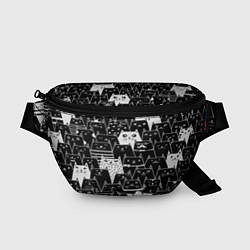 Поясная сумка КОТЫ BLACK, цвет: 3D-принт