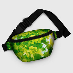Поясная сумка Листья, цвет: 3D-принт — фото 2