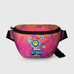 Поясная сумка BRAWL STARS NANI ПАЛЬМЫ, цвет: 3D-принт