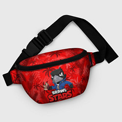 Поясная сумка BRAWL STARS CROW ВОРОН, цвет: 3D-принт — фото 2