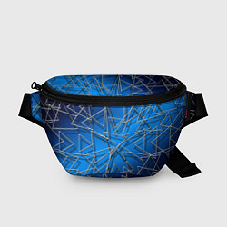 Поясная сумка Треугольники, цвет: 3D-принт
