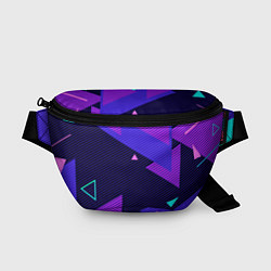 Поясная сумка ГЕОМЕТРИЯ, цвет: 3D-принт