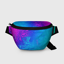 Поясная сумка BACKGROUND IN NEON, цвет: 3D-принт