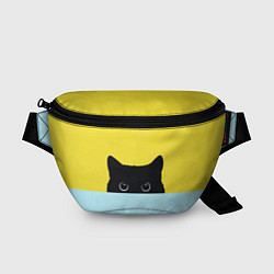 Поясная сумка Кот в засаде, цвет: 3D-принт