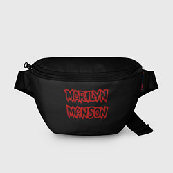 Поясная сумка Marilyn Manson, цвет: 3D-принт