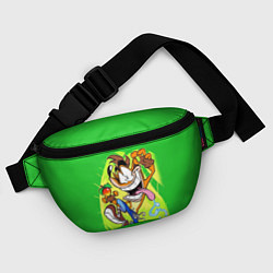 Поясная сумка CRASH BANDICOOT, цвет: 3D-принт — фото 2