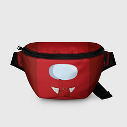 Поясная сумка AMONG US RED IMPOSTOR, цвет: 3D-принт
