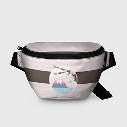 Поясная сумка Сакура Sakura Z, цвет: 3D-принт