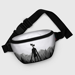 Поясная сумка SIREN HEAD DARK FOREST, цвет: 3D-принт — фото 2