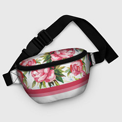 Поясная сумка Нежные Розы, цвет: 3D-принт — фото 2