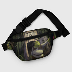 Поясная сумка Shrek: Somebody Once Told Me, цвет: 3D-принт — фото 2