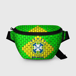 Поясная сумка Сборная Бразилии, цвет: 3D-принт