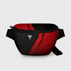 Поясная сумка TESLA MOTORS ТЕСЛА, цвет: 3D-принт