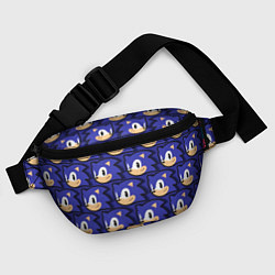 Поясная сумка Sonic pattern, цвет: 3D-принт — фото 2