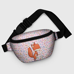 Поясная сумка Лисичка и мышка, цвет: 3D-принт — фото 2