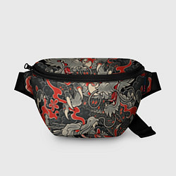 Поясная сумка Китайский Дракон, China Dragon, цвет: 3D-принт