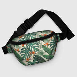 Поясная сумка Тропический паттерн, цвет: 3D-принт — фото 2