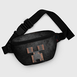 Поясная сумка MINECRAFT TEXTURE IRON, цвет: 3D-принт — фото 2