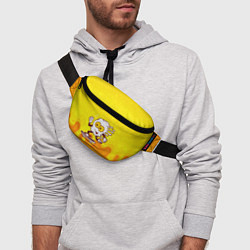 Поясная сумка Веселая яичница на скейте, цвет: 3D-принт — фото 2