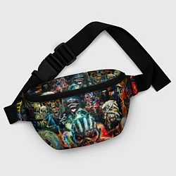 Поясная сумка Iron Maiden allover, цвет: 3D-принт — фото 2