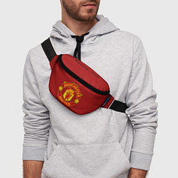 Поясная сумка Manchester United F C, цвет: 3D-принт — фото 2