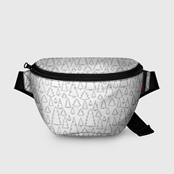 Поясная сумка Простые елочки, цвет: 3D-принт