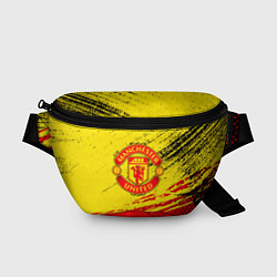 Поясная сумка Manchester United Футбольный клуб, цвет: 3D-принт