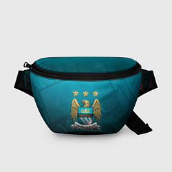 Поясная сумка Manchester City Teal Themme, цвет: 3D-принт