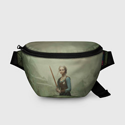 Поясная сумка Цири Ведьмак 2, цвет: 3D-принт