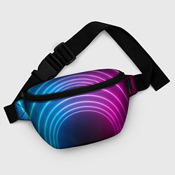 Поясная сумка Арка неонового света full version, цвет: 3D-принт — фото 2