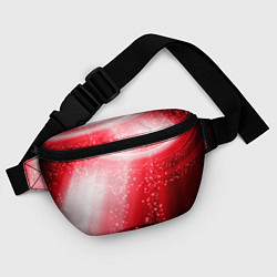 Поясная сумка Красная космическая спираль, цвет: 3D-принт — фото 2