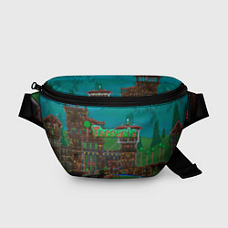 Поясная сумка Дом в Террарии, цвет: 3D-принт