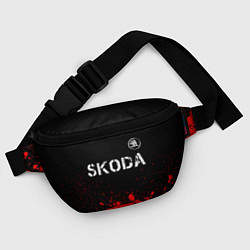 Поясная сумка ШКОДА Skoda - Краски, цвет: 3D-принт — фото 2