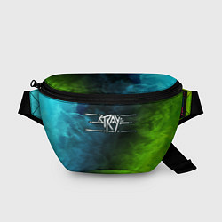 Поясная сумка Stray: Green, цвет: 3D-принт