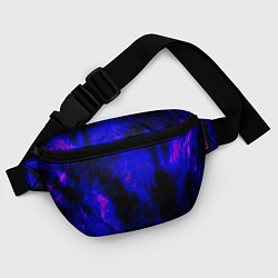 Поясная сумка Purple Tie-Dye, цвет: 3D-принт — фото 2