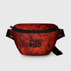 Поясная сумка Walking dead - кровь, цвет: 3D-принт