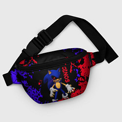 Поясная сумка Соник екзе Sonic exe, цвет: 3D-принт — фото 2