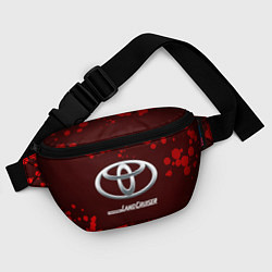 Поясная сумка TOYOTA LAND CRUISER Брызги, цвет: 3D-принт — фото 2