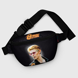 Поясная сумка David Bowie Smoking, цвет: 3D-принт — фото 2