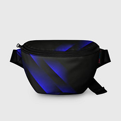 Поясная сумка Blue Fade 3D Синий градиент, цвет: 3D-принт