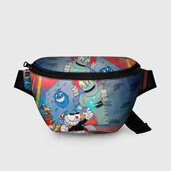 Поясная сумка Борьба с боссами Cuphead, цвет: 3D-принт