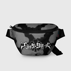 Поясная сумка Чёрный клевер logo, цвет: 3D-принт