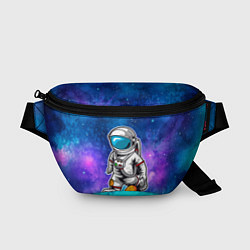 Поясная сумка Космонавт играет планетой, цвет: 3D-принт