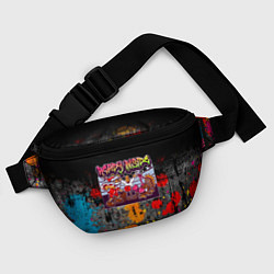 Поясная сумка Бокс Санты и Индюка, цвет: 3D-принт — фото 2