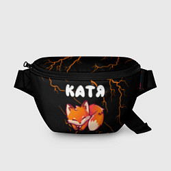 Поясная сумка Катя - ЛИСИЧКА - Молнии, цвет: 3D-принт